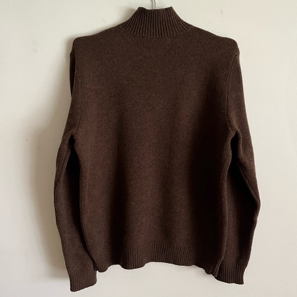 Polo Ralph Lauren Quarter Zip Italian Lambswool Sweater - M - Picture 4 of 5